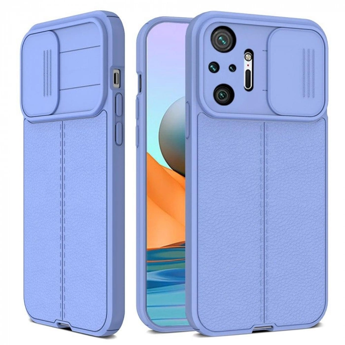 Силиконовый бампер с защитой для камеры для Xiaomi Redmi Note 10 Pro Лавандовый Силиконовый бампер с защитой для камеры для Xiaomi Redmi Note 10 Pro Лавандовый