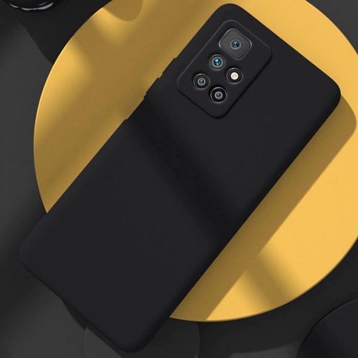 Силиконовый чехол Soft Touch для Xiaomi Redmi 10 Чёрный Силиконовый чехол Soft Touch для Xiaomi Redmi 10 Чёрный