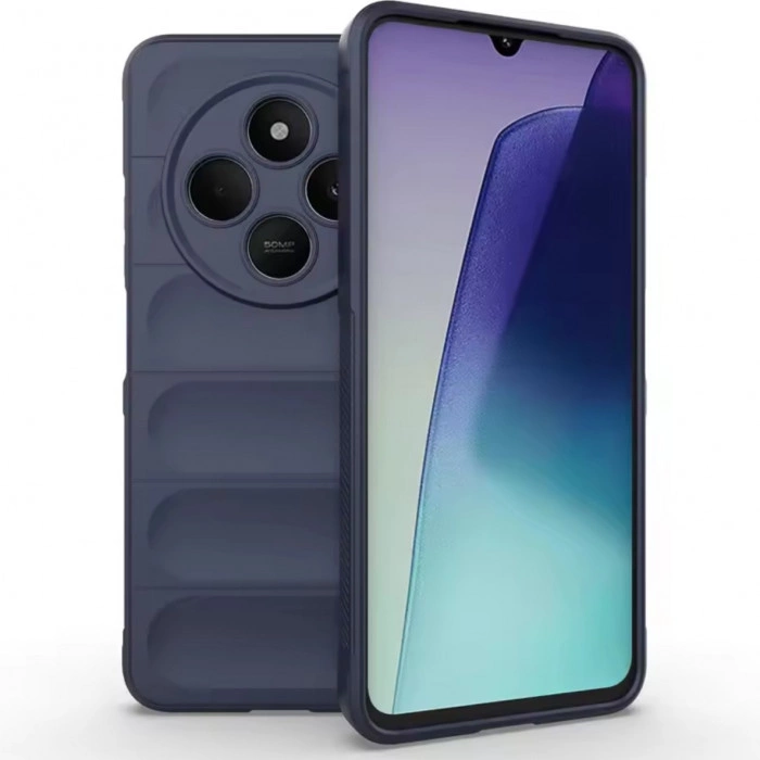 Силіконовий протиударний чохол для Xiaomi Redmi 14C Темно-синій Силіконовий протиударний чохол для Xiaomi Redmi 14C Темно-синій