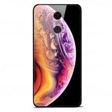 Глянцевый силиконовый бампер для Xiaomi Redmi 5 Plus Радужная планета