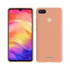 Силиконовый чехол Soft Touch для Xiaomi Redmi 6 Оранжевый