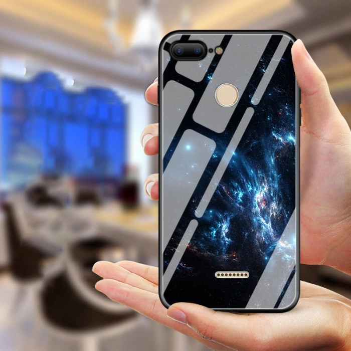 Глянцевый силиконовый бампер для Xiaomi Redmi 6 с картинкой Галактика Глянцевый силиконовый бампер для Xiaomi Redmi 6 с картинкой Галактика