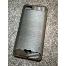 Силіконовий бампер Ipaky з карбоновими вставками для Xiaomi Redmi 6a (чорний)