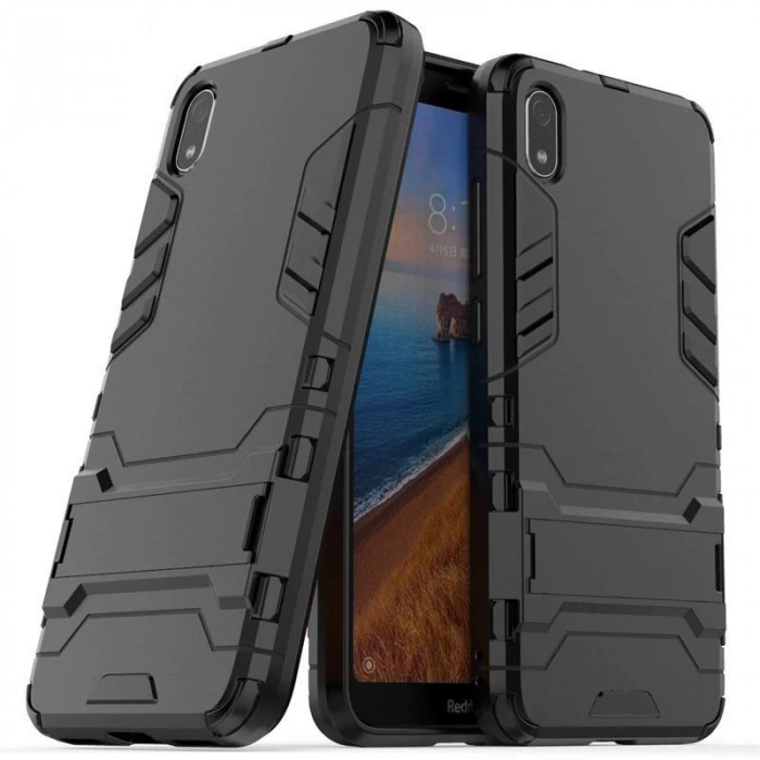 IronMan ультратонкий защитный бампер для Xiaomi Redmi 7a Чёрный IronMan ультратонкий защитный бампер для Xiaomi Redmi 7a Чёрный