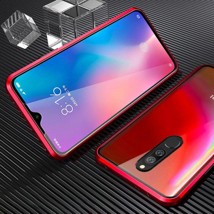Двухсторонний магнитный чехол для Xiaomi Redmi 8/8a Красный Двухсторонний магнитный чехол для Xiaomi Redmi 8/8a Красный