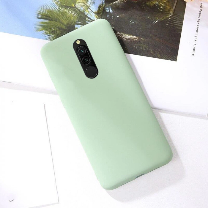 Силиконовый чехол Soft Touch для Xiaomi Redmi 8 - Зеленый