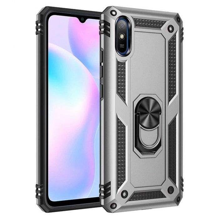Ультратонкий протиударний чохол для Xiaomi Redmi 9a з кільцем-тримачем. Ультратонкий протиударний чохол для Xiaomi Redmi 9a з кільцем-тримачем.