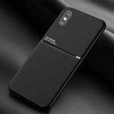 Силиконовый чехол IQS Design для Xiaomi Redmi 9a - Чёрный