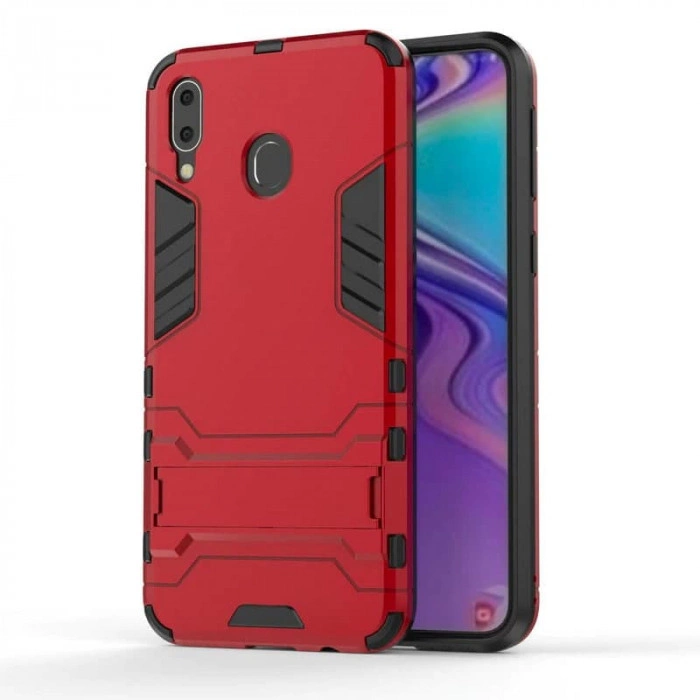 IronMan ультратонкий защитный бампер для Samsung A10s Красный IronMan ультратонкий защитный бампер для Samsung A10s Красный