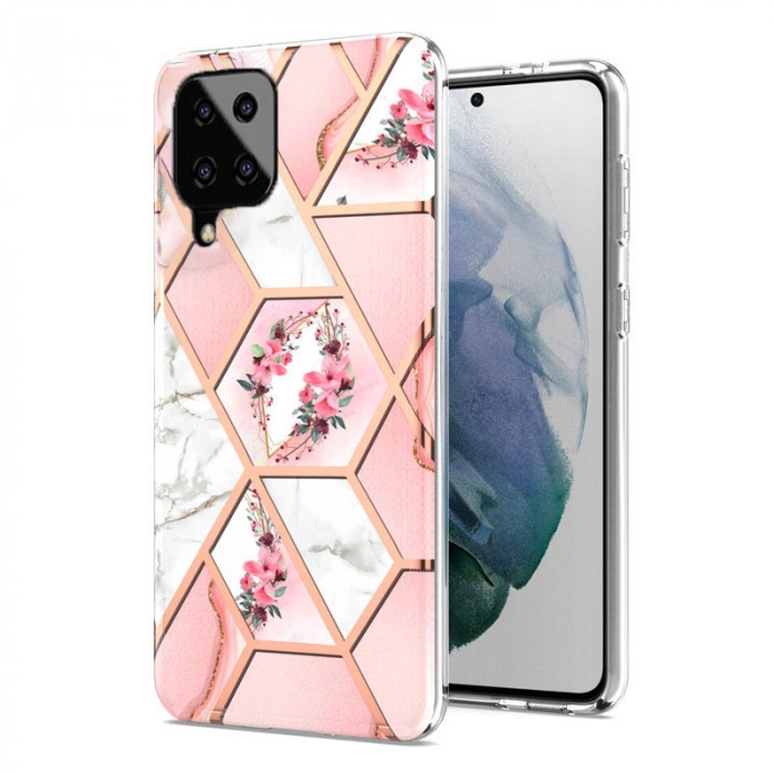 Силиконовый чехол с принтом для Samsung A12 Розовый Силиконовый чехол с принтом для Samsung A12 Розовый