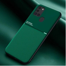 Силиконовый чехол IQS Design для Samsung Galaxy A21s Зеленый