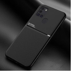 Силиконовый чехол IQS Design для Samsung Galaxy A21s Чёрный