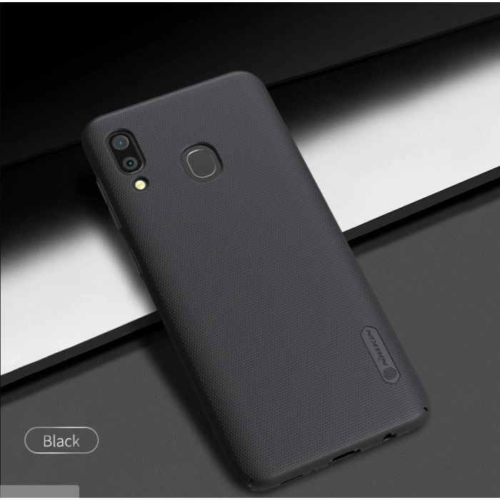 Чехол бампер Nillkin Frosted shield для Samsung A30/A20 Черный