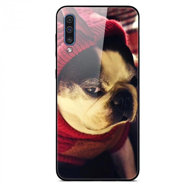 Глянцевый силиконовый чехол для Samsung Galaxy A50s/A50/A30s Мопс Глянцевый силиконовый чехол для Samsung Galaxy A50s/A50/A30s Мопс