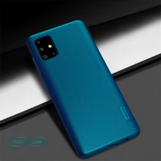 Чехол бампер Nillkin Frosted shield для Samsung A51 Синий