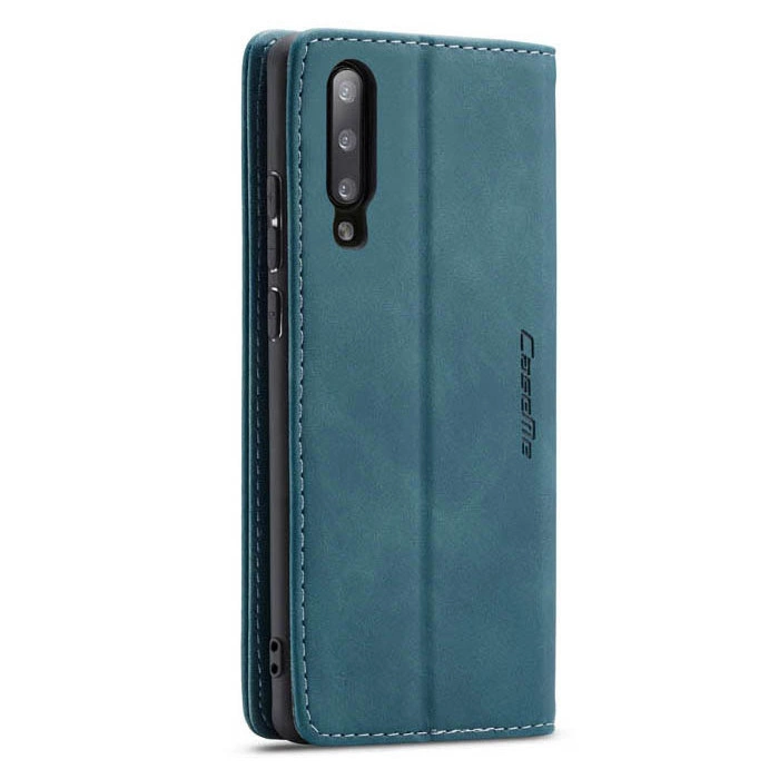 Чохол-книжка CaseMe із нубуку для Samsung A70 Бірюзовий
