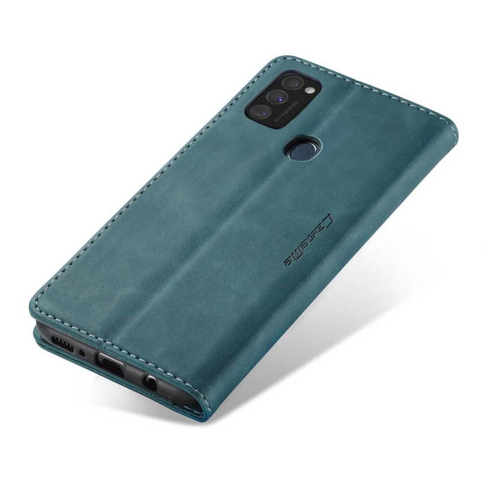 Чохол-книжка CaseMe із нубуку для Samsung Galaxy M30s/M21 Бірюзовий