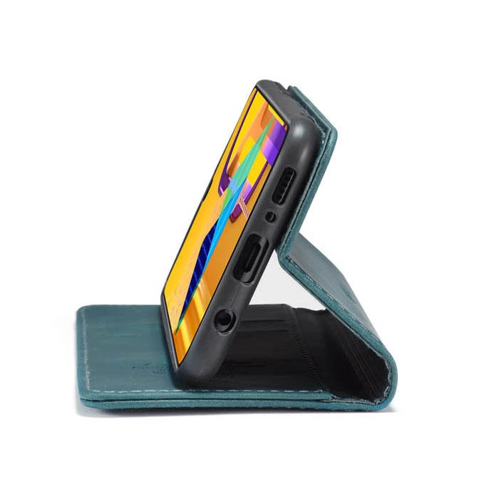 Чохол-книжка CaseMe із нубуку для Samsung Galaxy M30s/M21 Бірюзовий