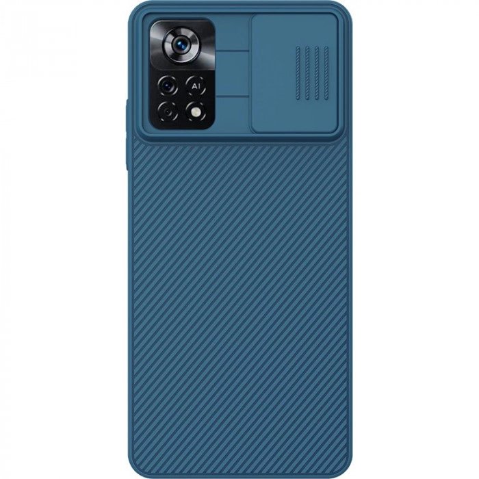 Чехол Nillkin CamShield для Xiaomi Poco X4 Pro 5G Синий Чехол Nillkin CamShield для Xiaomi Poco X4 Pro 5G Синий