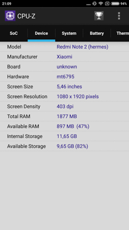 Xiaomi RedMi Note 2 16 ГБ, відео.